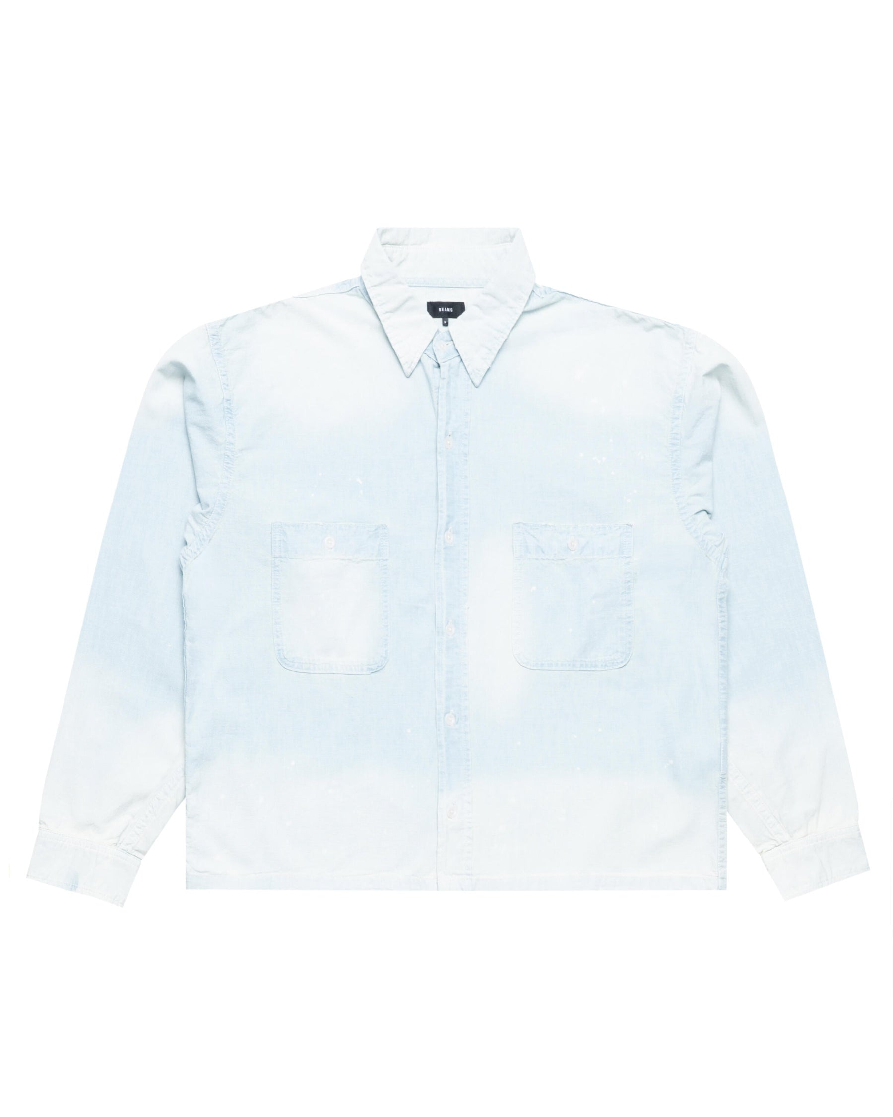 Beams Damage Chambray Shirt