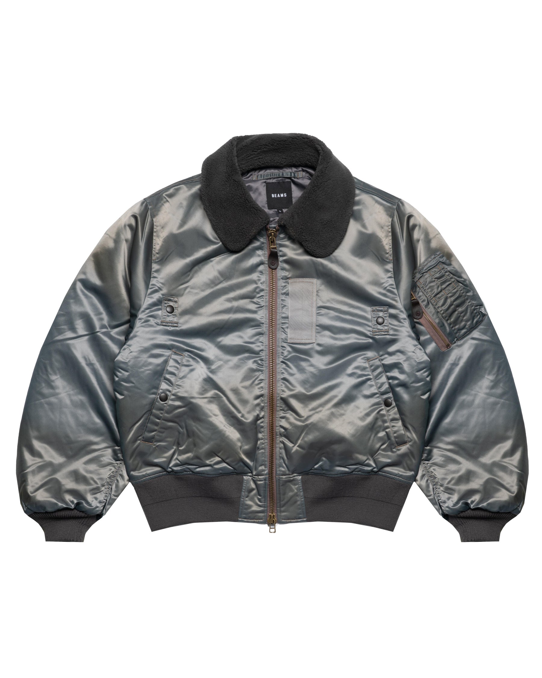 BEAMS SUNFADE B15C Flight Jacket