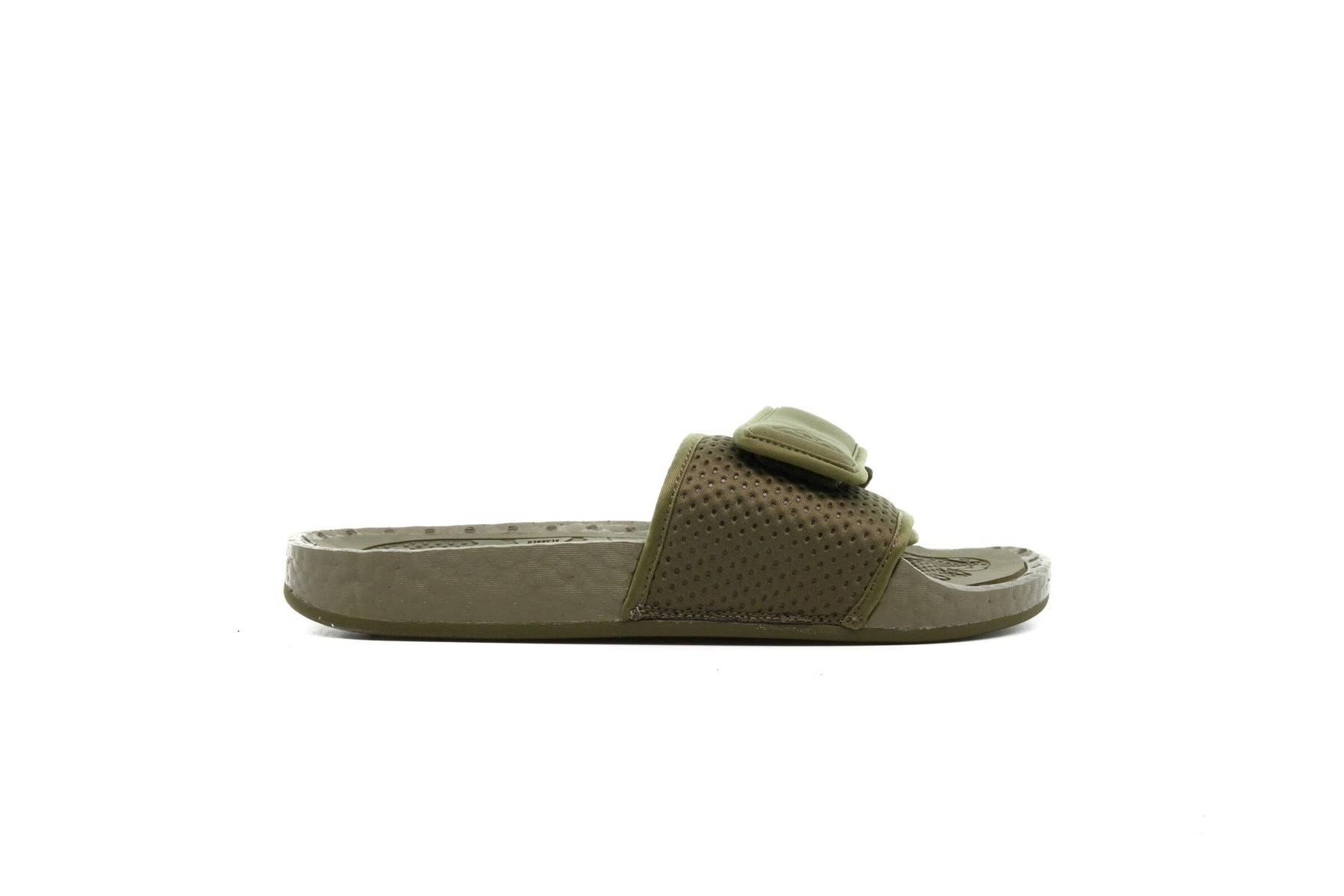 adidas Originals x PHARRELL WILLIAMS BOOST SLIDE "OLIVE CARGO"