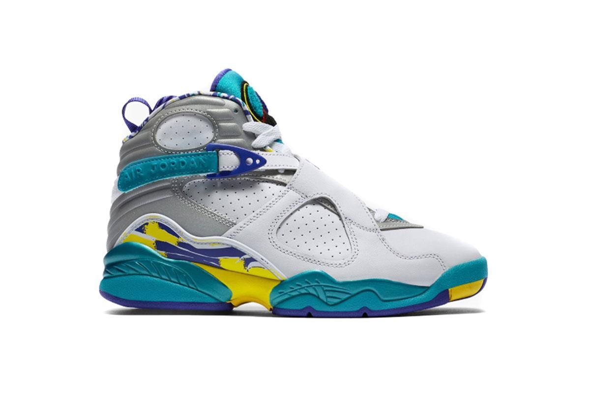 Air Jordan WMNS 8 Retro "White Aqua"