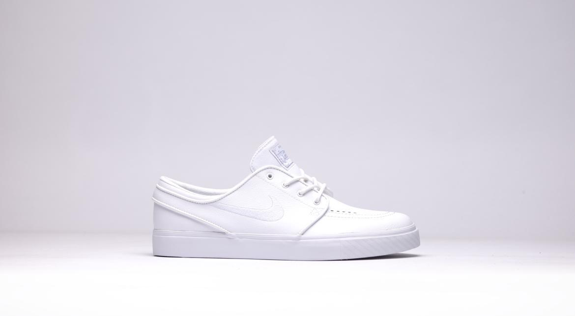 Nike Zoom Stefan Janoski Leather "All White"
