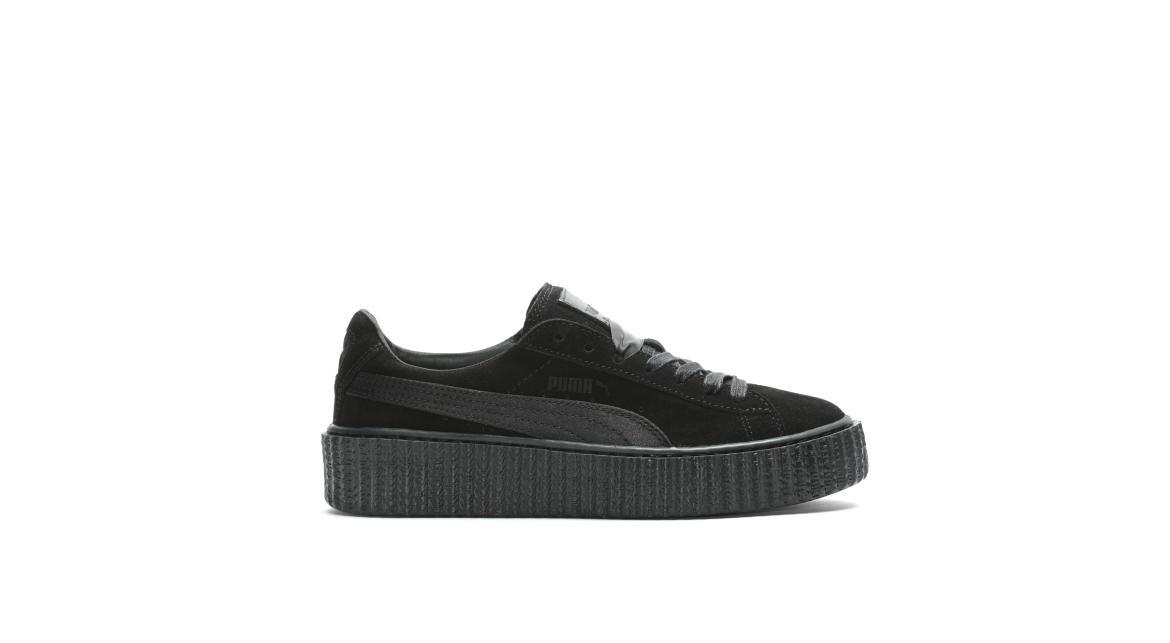 Puma x Rihanna Suede Creepers Satin "Triple Black"